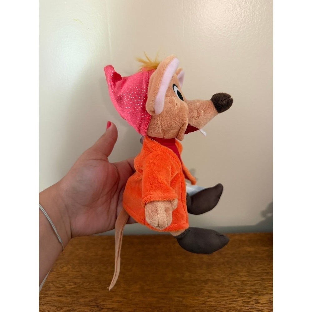 Disney Cinderella Jaq Mouse Plush Disney Store 70th Anniversary 9" NWT Rare - Picture 6 of 7